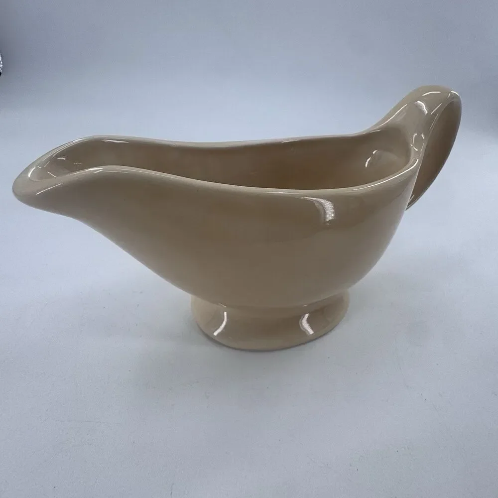 Pottery Barn Gravy Boat Bowl Sausalito Amber Dish Serving Fast Shipping